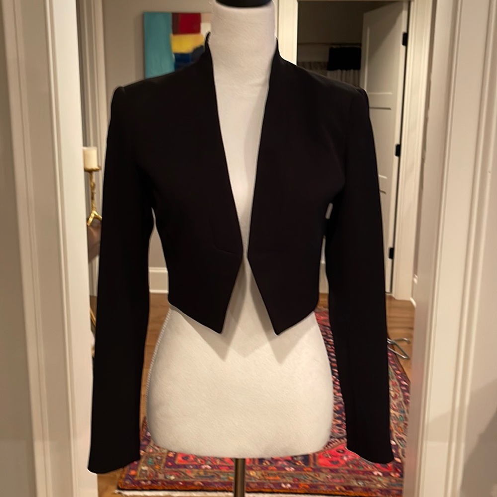 Bolero jacket in black